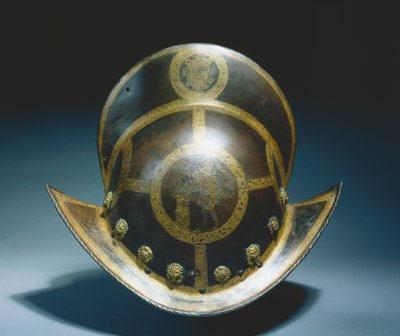 Morion of the State Guard of Elector Christian I of Saxony, Nuremberg, c.1580-91 by German School