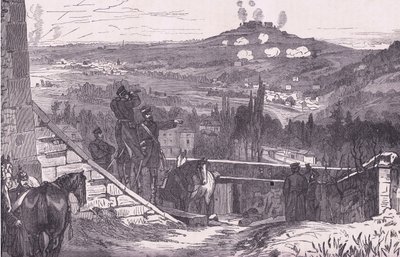 Mount Valerien during the siege by German School
