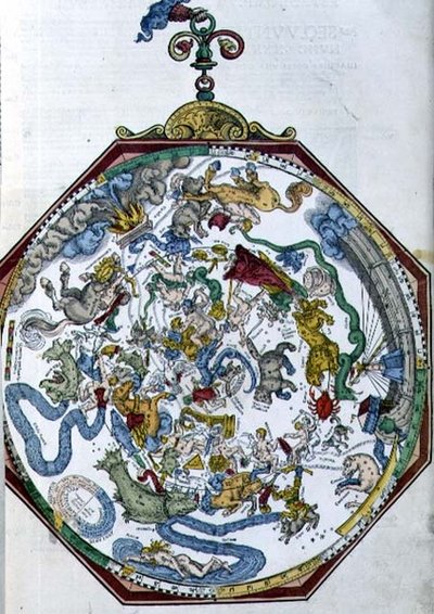 The Positions of the Constellations in the Northern Skies, Illustration from 