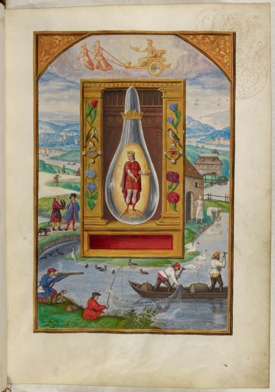 Young king in a flask, the Fourth Treatise, from 