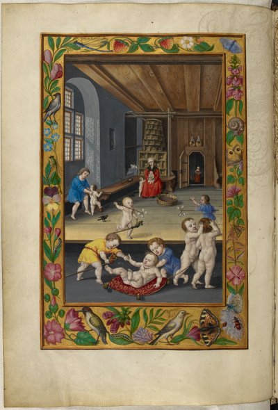 Children playing in a room, the Fifth Treatise, from 