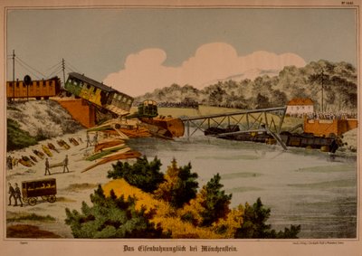 Munchenstein Rail Disaster on 14 June 1891 by German School