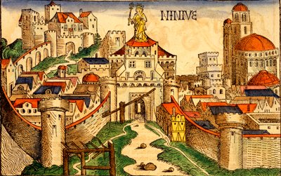 Nineve, from Liber Chronicarum by Hartmann Schedel, 1493 by German School