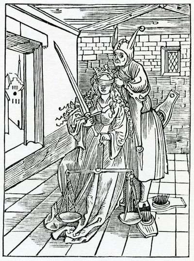 Of Great Strivers in the Law for Things of Nought, illustration from Alexander Barclay