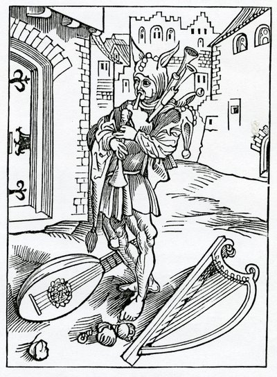 Of Impatient Fools That Will Not Abide Correction, Illustration from Alexander Barclay