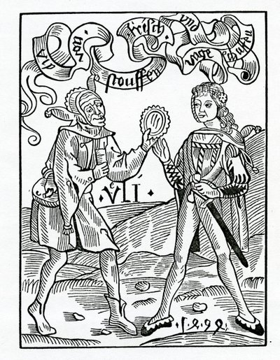 Of New Fashions and Disguised Garments, Illustration from Alexander Barclay
