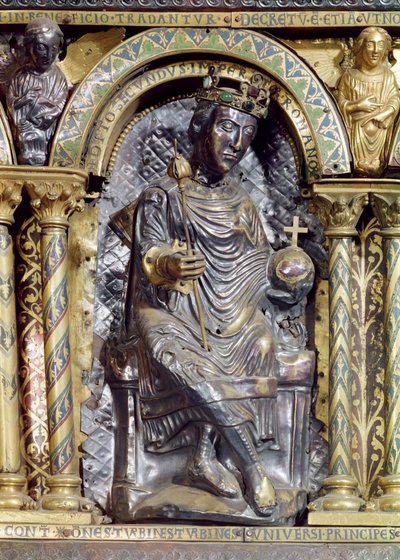 Otto II (955-83), Holy Roman Emperor, (detail) by German School