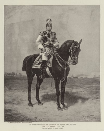 Our Imperial Visitor by German School