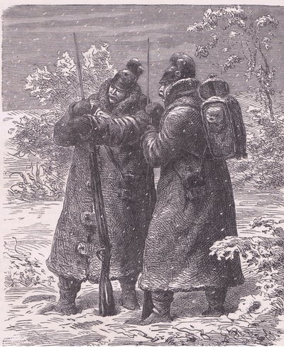 Outpost in the Snow by German School