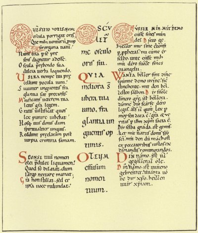 Page from the Song of Songs by German School
