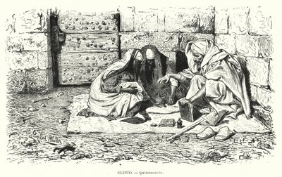 Palm reader, Egypt by German School