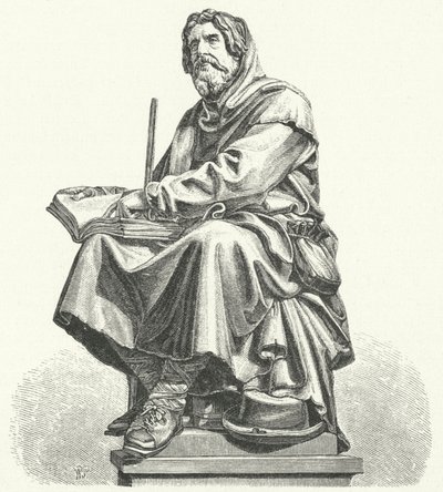 Peter Waldo, founder of the medieval Christian spiritual movement known as the Waldensians (engraving) by German School