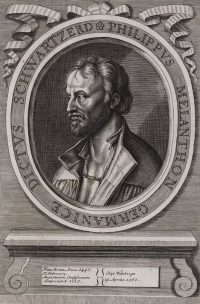Philipp Melanchthon, German theologian of the Protestant Reformation by German School