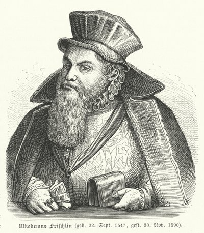 Philipp Nicodemus Frischlin, German poet and playwright by German School