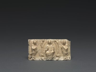 Plaque from a Portable Altar: Christ and the Apostles, Lower Rhine Valley by German School