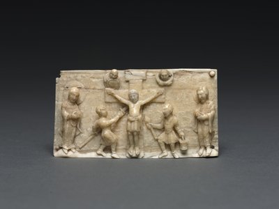 Plaque from a Portable Altar: The Crucifixion by German School