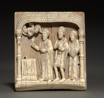 Plaque from a Portable Altar: Zacharias at the Altar by German School