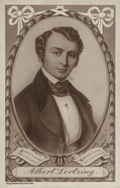 Portrait of Albert Lortzing by German School
