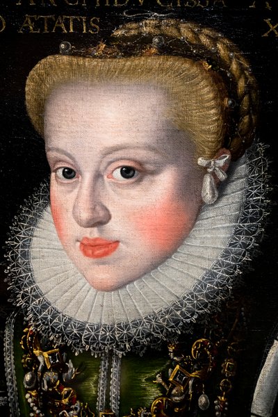 Portrait of Archduchess Anne of Austria (1573-1598), Age 18 by German School