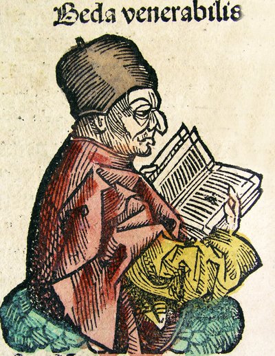 Portrait of Bede (673-735) by German School