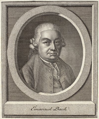 Portrait of Carl Philipp Emanuel Bach by German School