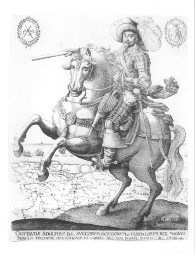 Portrait of Gustavus Adolphus II, King of Sweden by German School
