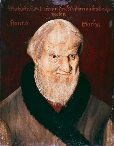 Portrait of Hans Sachs by German School