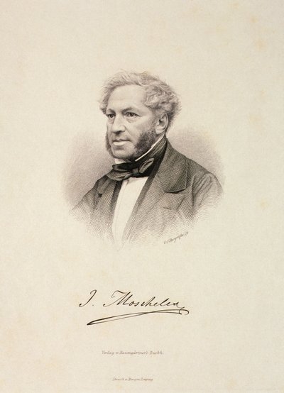 Portrait of Ignaz Moscheles (1794-1870) by German School