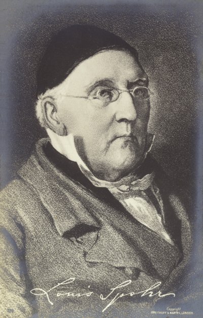 Portrait of Louis Spohr by German School
