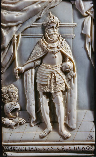 Portrait of Maximilian II as King of Hungary by German School