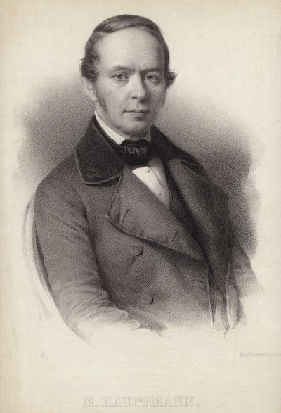Portrait of Moritz Hauptmann by German School