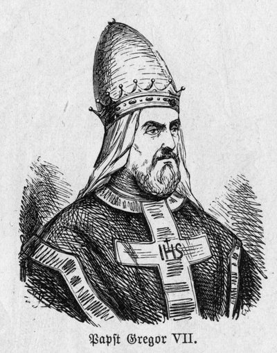 Portrait of Pope Gregoire VII by German School