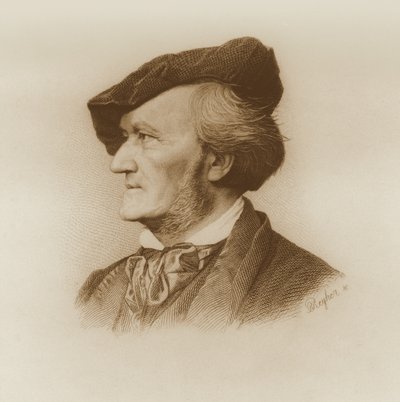 Portrait of Richard Wagner by German School