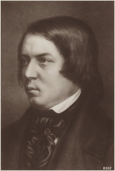 Portrait of Robert Schumann by German School