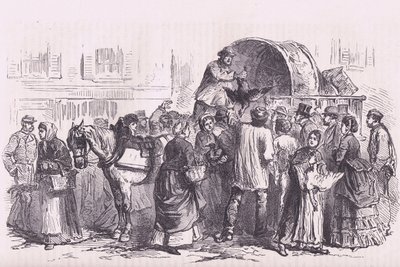 Poultry sellers in Paris by German School