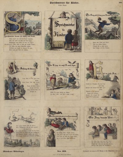 Proverbs for children by German School