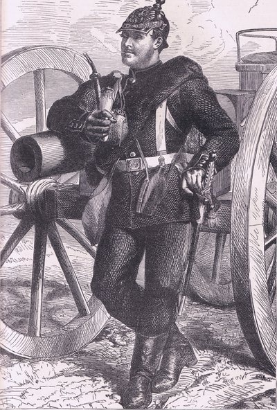 Prussian Artillery Man by German School
