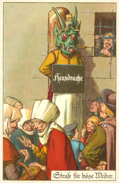 Punishment for Bad Wives by German School
