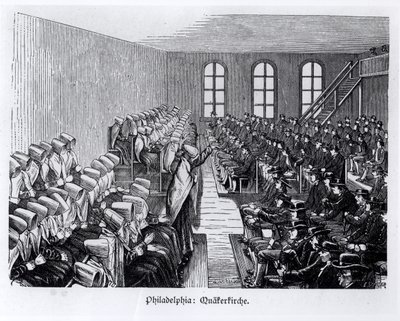 Quaker Meeting, Philadelphia, from 