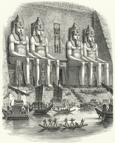 Religious Festival in Ancient Egypt by German School
