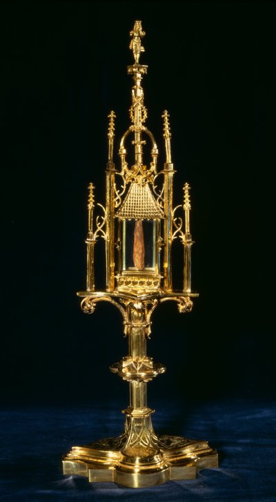 Reliquary Monstrance with Piece of Cross, Augsburg (c.1490) by German School