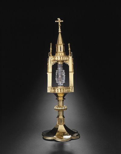 Reliquary with Tooth of Saint John the Baptist, Metalwork: 1375-1400 by German School