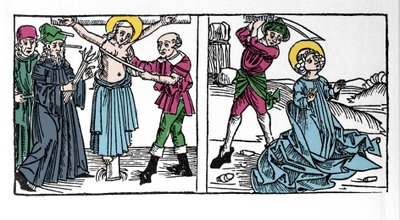 Representation of the Martyrdom of Saint Seraphia by German School
