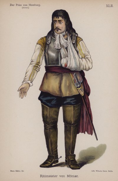 Rittmeister von Moerner, from The Prince of Homburg by Heinrich von Kleist by German School
