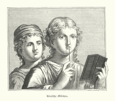 Roman girls by German School