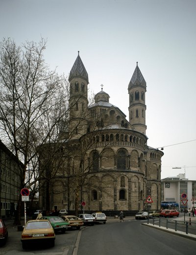 View of the Church of the Apostles by German School