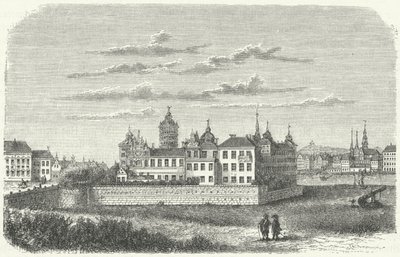 Royal palace in Stockholm in the 17th Century by German School