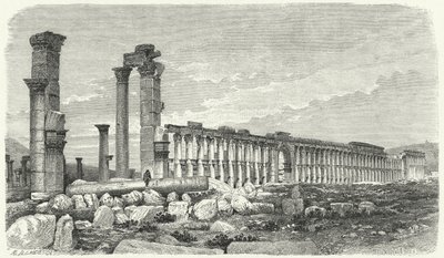 Ruins of the city of Palmyra, Syria by German School