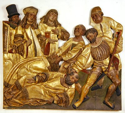 Saints Sisinio and Alexander are Led to the Stake by German School