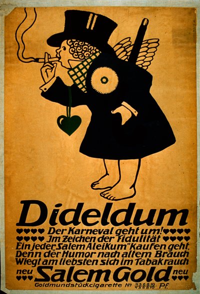 Salem Gold Cigarette Ad by German School